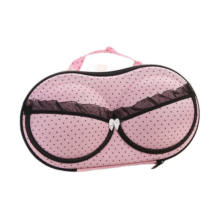 Large Capacity Creative Bra Underwear Storage Box Travel Bag Portable Organizer Bags With Net 32cm Image 7