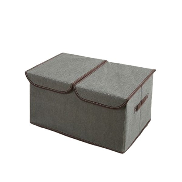 Large Double Cover Clothes Separate Storage Box Toy Storage Case Underwear Container Clothes Storage Bag Image 5