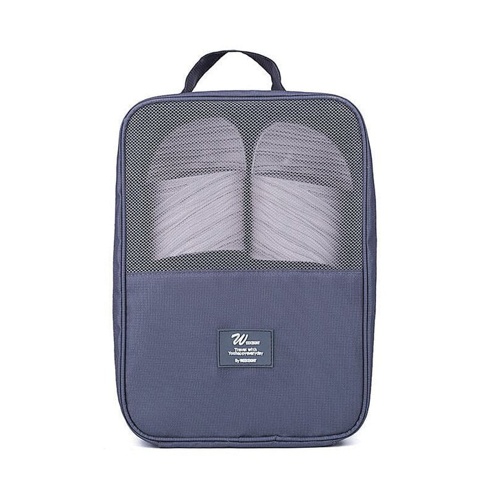 Large-Capacity Travel Waterproof Dry Wet Separation Storage Shoe Box Dustproof Shoe Bag Wash Bag Image 1