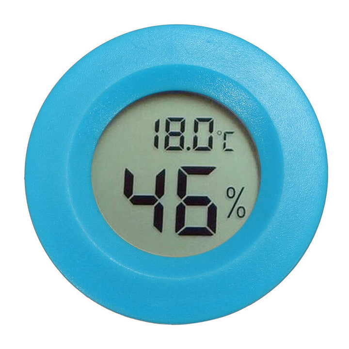 Mini Digital LCD Temperature Humidity Meter Thermometer Hygrometer Round Image 6