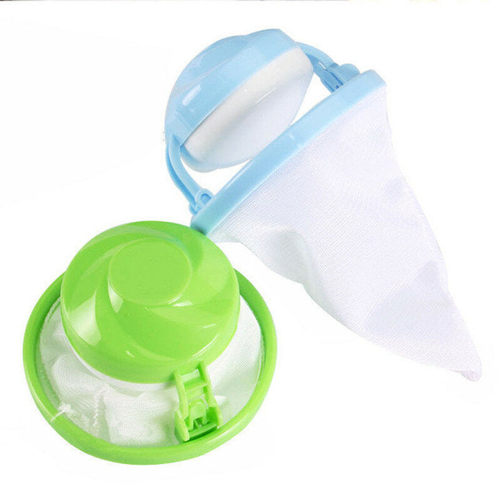 Mesh Laundry Filter Wool Washing Ball Hair Removal Device Magic Floating Washing Bag Image 2