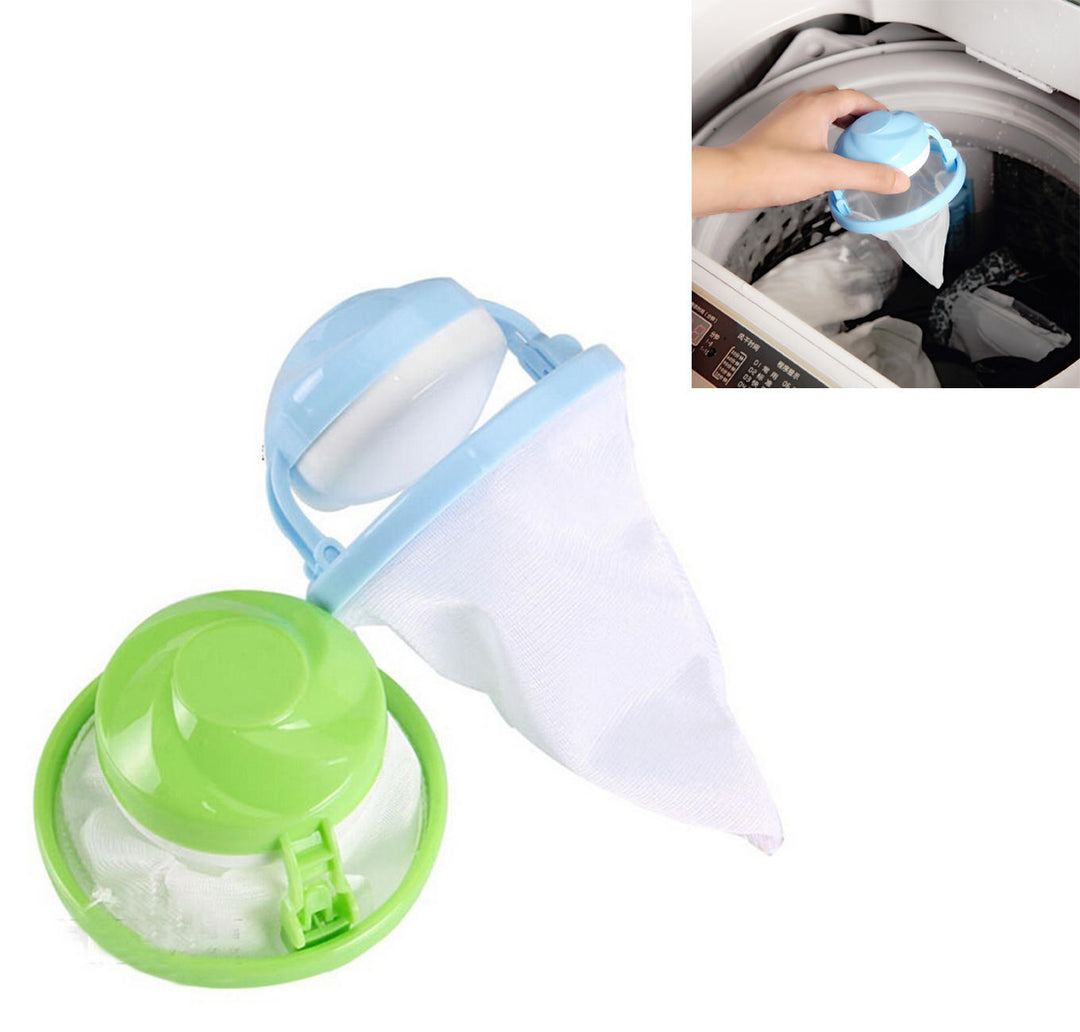 Mesh Laundry Filter Wool Washing Ball Hair Removal Device Magic Floating Washing Bag Image 4