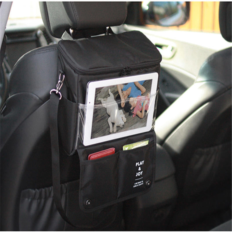 Multi-functional Car Seat Storage Bag Food Drink Heat Preservation Pinic Bag Outdooors Bag Image 1