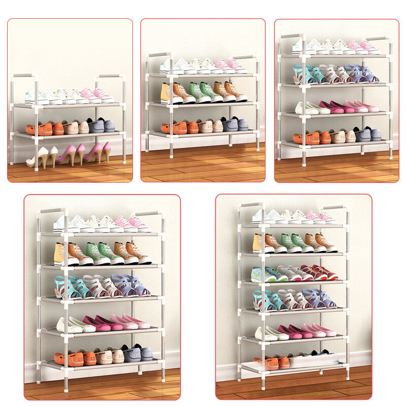 Multi-layer DIY Shoe Rack Waterproof Strong Bearing Moisture-proof Shoe Rack Image 2