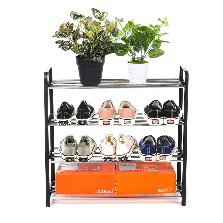 Multi-layer Shoe Rack Living Room Storage Rack Multi-functional Shoe Cabinet Image 1