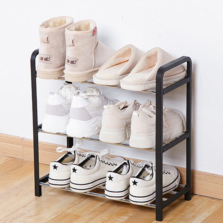 Multi-layer Shoe Rack Living Room Storage Rack Multi-functional Shoe Cabinet Image 2