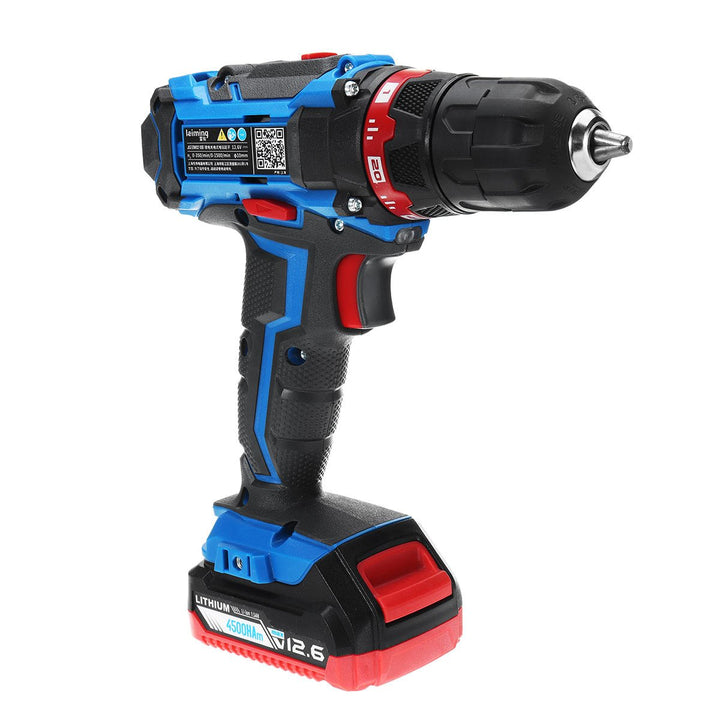 Profession Dual Speed Power Drill Cordless Electric Screwdriver with 27Pcs Accessories Image 3