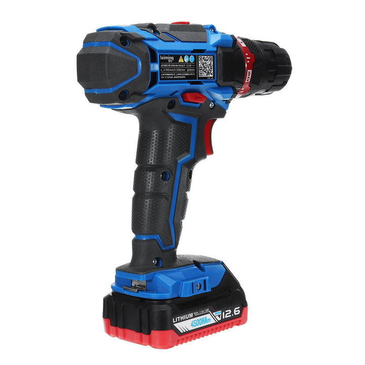 Profession Dual Speed Power Drill Cordless Electric Screwdriver with 27Pcs Accessories Image 5