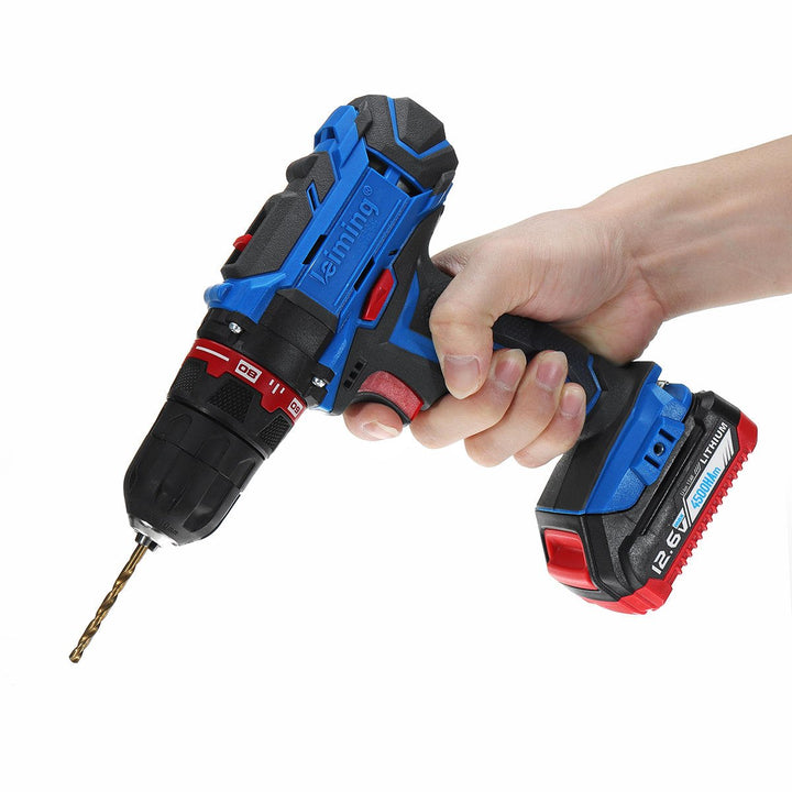 Profession Dual Speed Power Drill Cordless Electric Screwdriver with 27Pcs Accessories Image 7