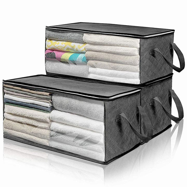 Portable Easy to Carry Quilt Storage Bag Flat Foldable Space-saving Storage Bag Image 1