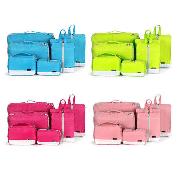 Polyester Home 7-piece Duffel Bag Travel Digital Storage Bag Women Men DTTT Image 1