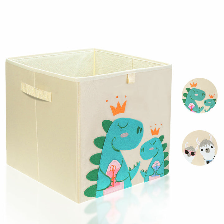 Oxford Cloth Cartoon Animal Toy Storage Bag Waterproof Environmental Anti-mold Storage Box Image 5