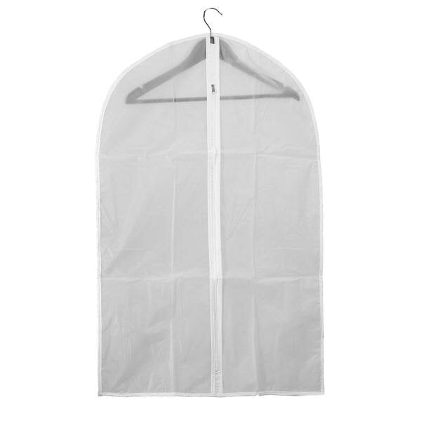 PEVA Foldable Translucent Clear Washable Coat Suits Clothes Garment Protective Cover Storage Bag Image 5