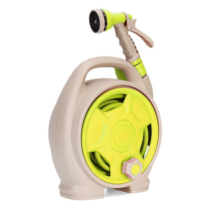 Portable Watering Irrigation Garden Water Spray Car Washing Hose Pipe Reel Image 9