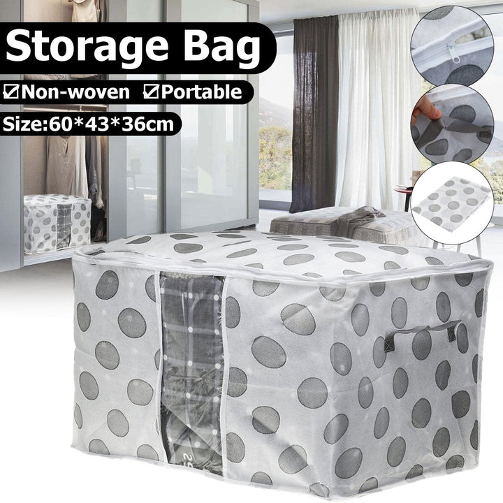 Portable Non-woven Storage Bag Clothes Space Saver Quilt Blanket Organizer Image 10