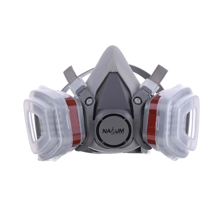 Respirator Mask with Protective Goggles for Paint Spray Dust Chemicals Protection Odour Control Image 4