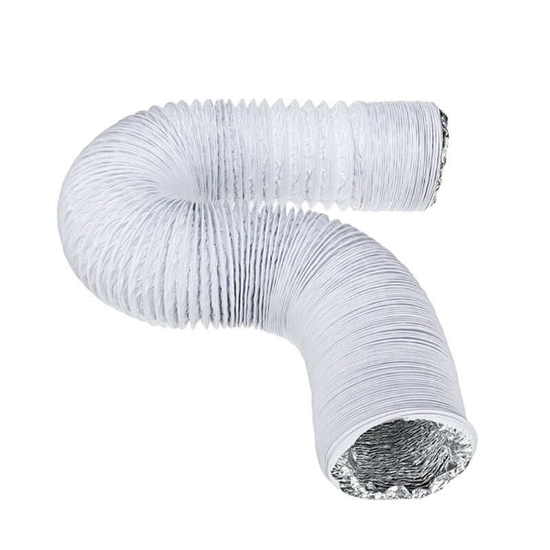 PVC Aluminum Foil Double-layer Smoke Tube Flexible Exhaust Hole Telescopic Hose Image 1