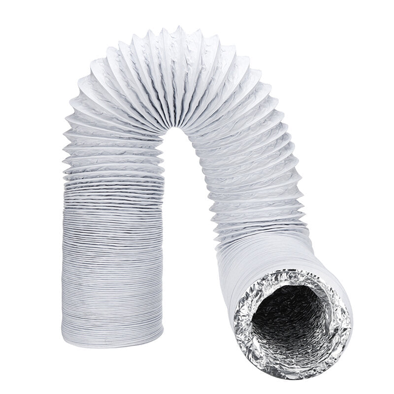 PVC Aluminum Foil Double-layer Smoke Tube Flexible Exhaust Hole Telescopic Hose Image 2