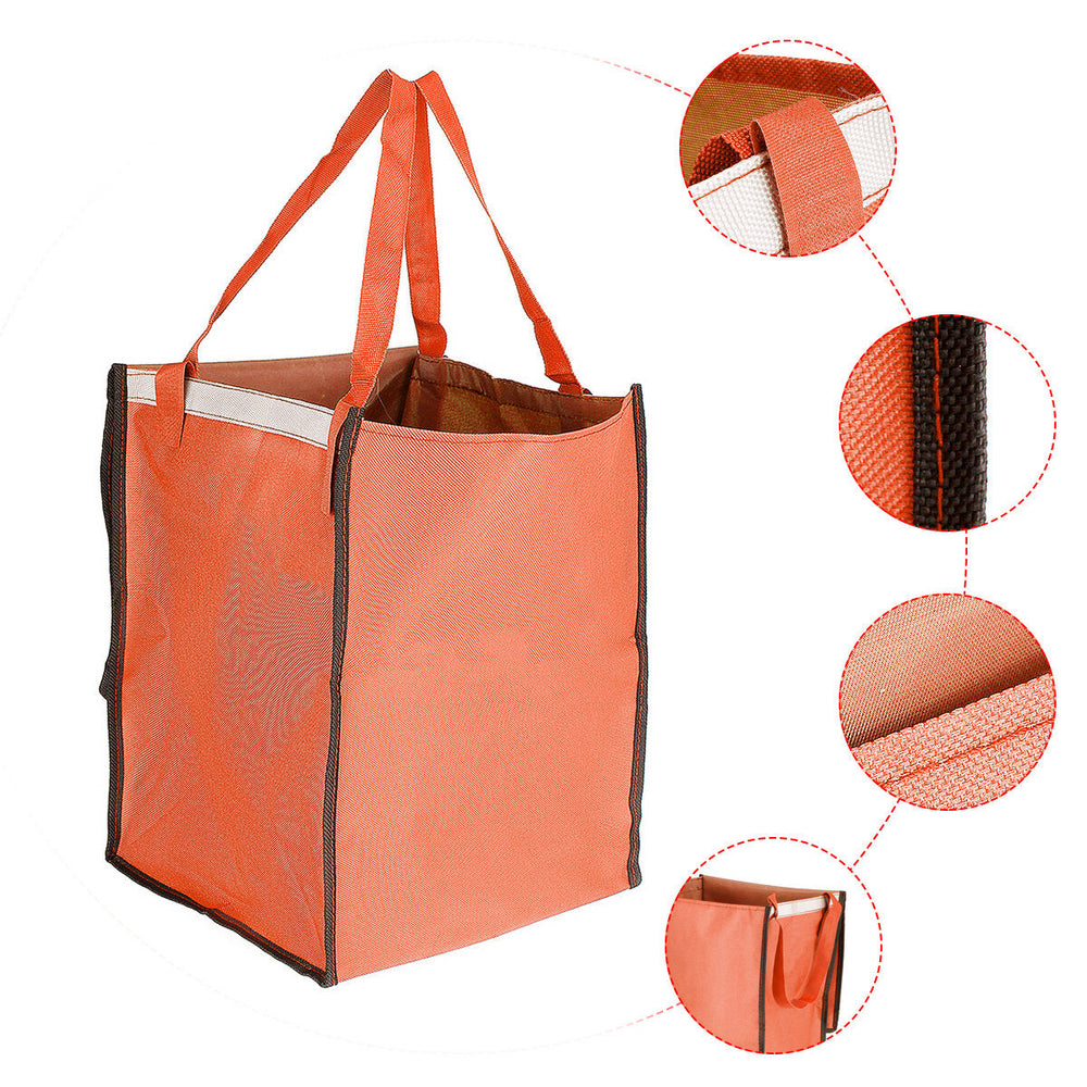 Shopping Cart Fabric Bag Portable Folding Oxford Trolley Rolling Bag Luggage DTTT Image 2