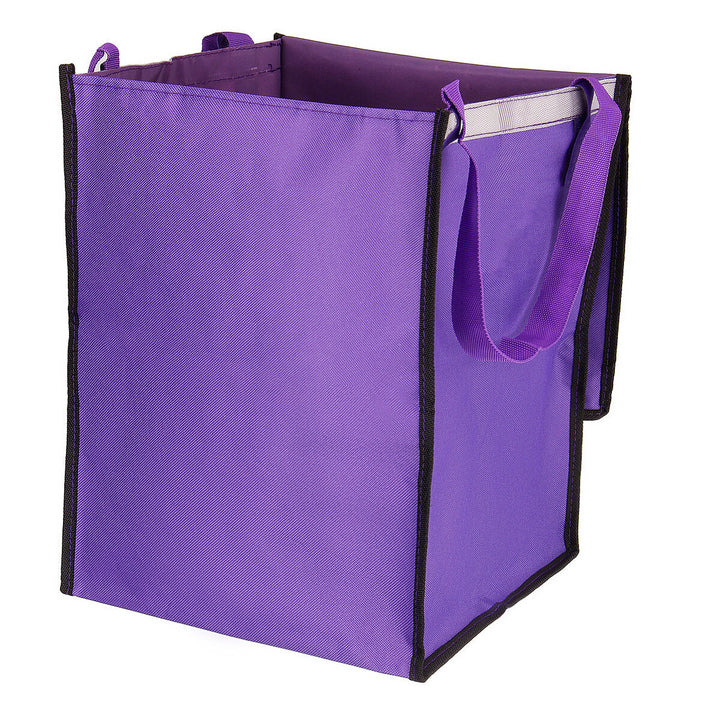 Shopping Cart Fabric Bag Portable Folding Oxford Trolley Rolling Bag Luggage DTTT Image 4