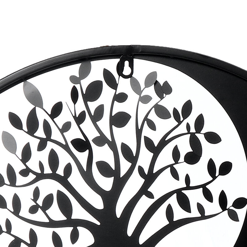 Tree Of Life Hanging Wall Metal Art Round Hanging Sculpture Image 6