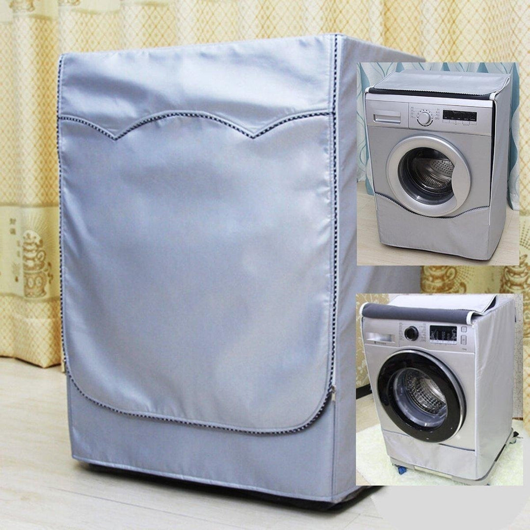 Washing Machine Dustproof Zipper Cover Turbine Roller Protect Waterproof Image 4