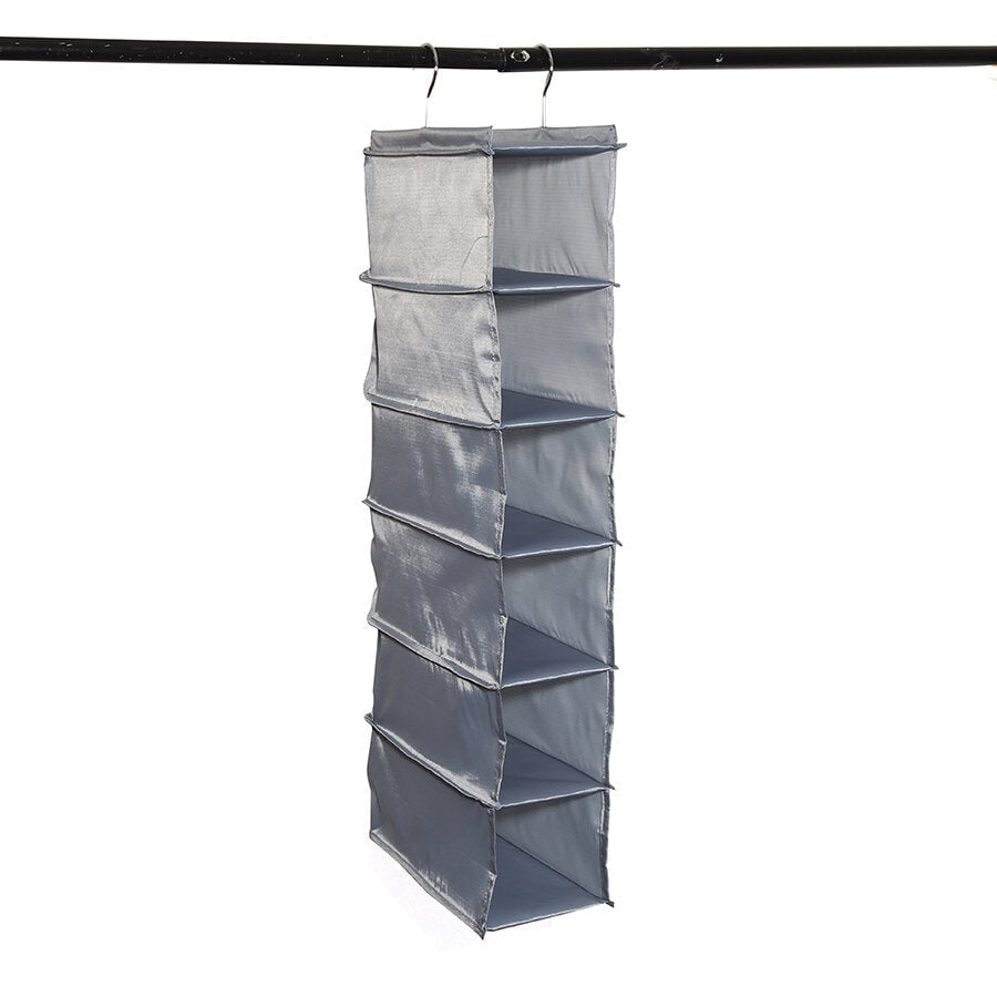 Waterproof Oxford 6 Layers 2 Hooks Hanging Clothes Storage Bag Image 8