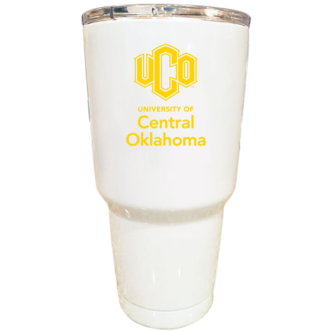 University of Central Oklahoma Bronchos 24 oz Choose Your Color Insulated Stainless Steel Tumbler Image 2