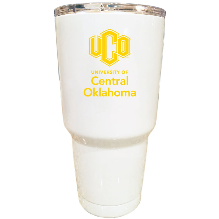 University of Central Oklahoma Bronchos 24 oz Choose Your Color Insulated Stainless Steel Tumbler Image 1