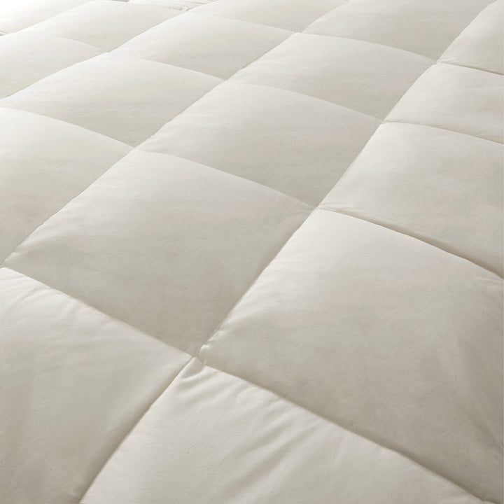 White Goose Feather Bed, Mattress Topper, Organic Cotton Cover Mattress Topper Image 5