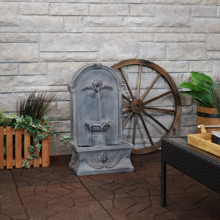 Sunnydaze French-Inspired Reinforced Concrete Indoor/Outdoor Water Fountain Image 9