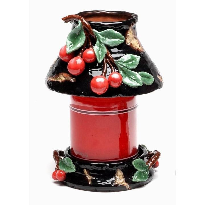 Ceramic Large Cherry Candle Holder (Candle NOT Included), Home D cor, , , Farmhouse D cor, Image 3