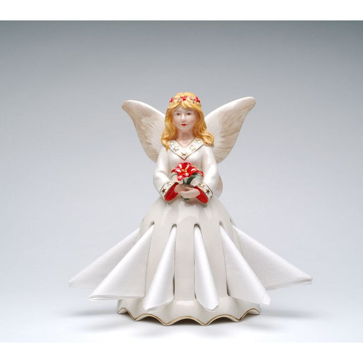 Ceramic Winter Fairy Napkin Holder, Home D cor, , , Kitchen D cor, Christmas D cor Image 3