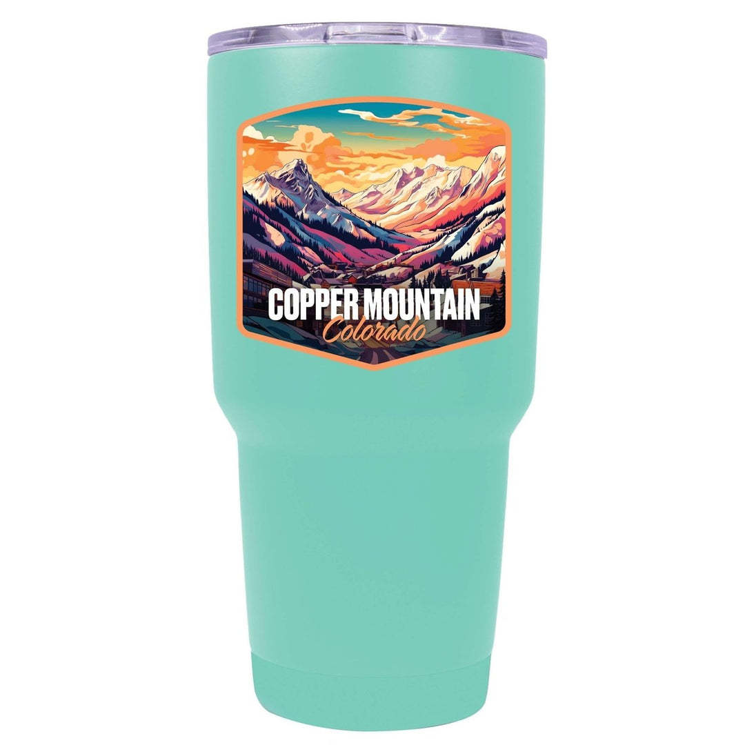 Copper Mountain A Souvenir 24 oz Insulated Stainless Steel Tumbler Image 1