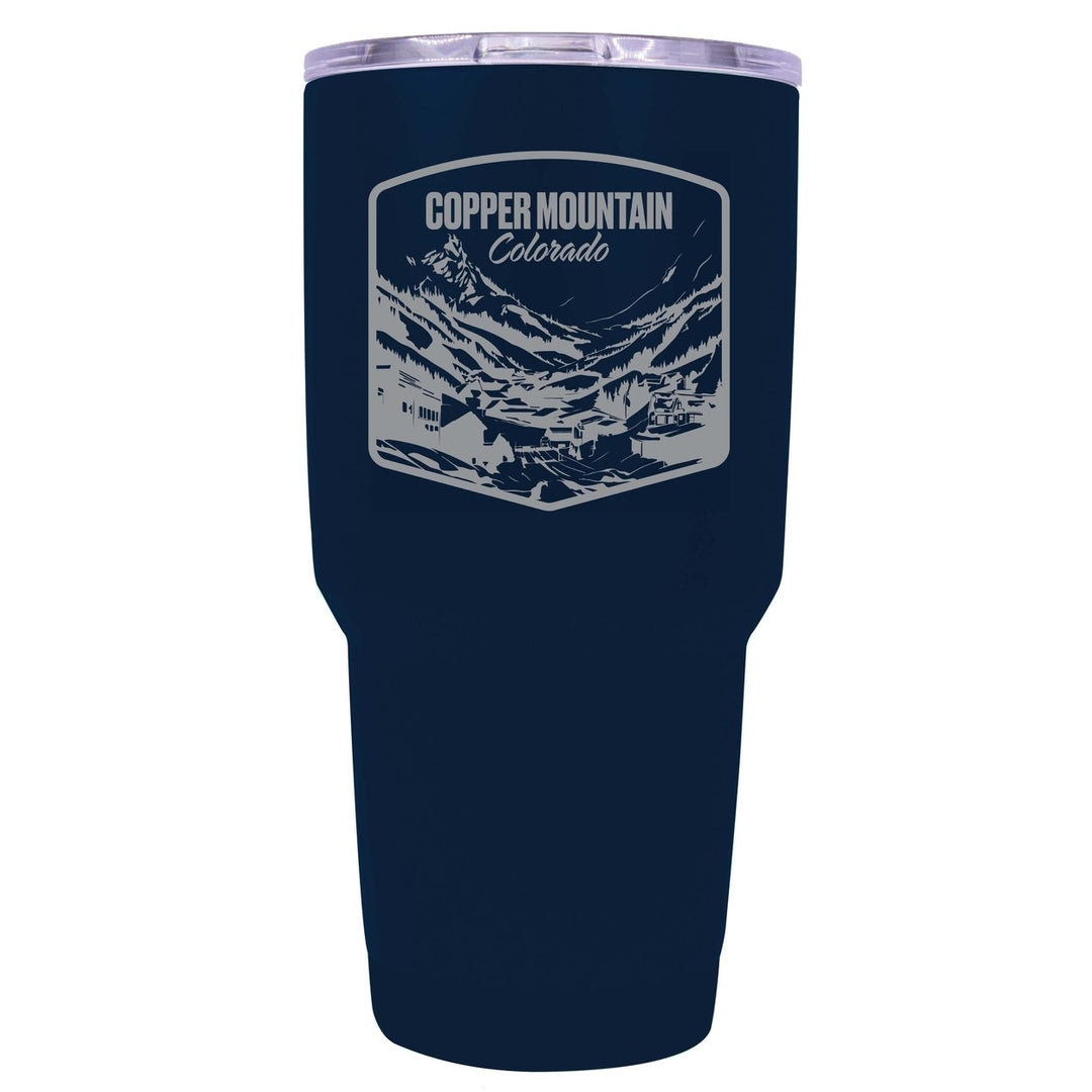 Copper Mountain Souvenir 24 oz Engraved Insulated Tumbler Image 1