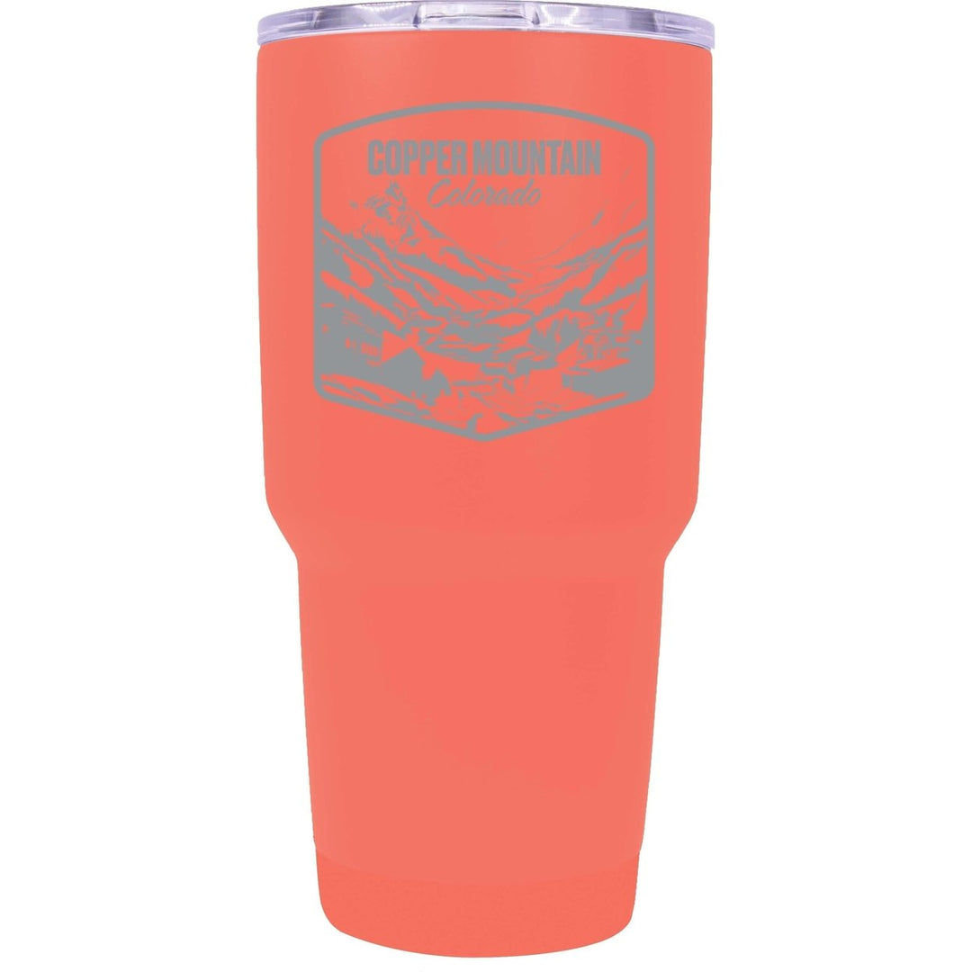 Copper Mountain Souvenir 24 oz Engraved Insulated Tumbler Image 1