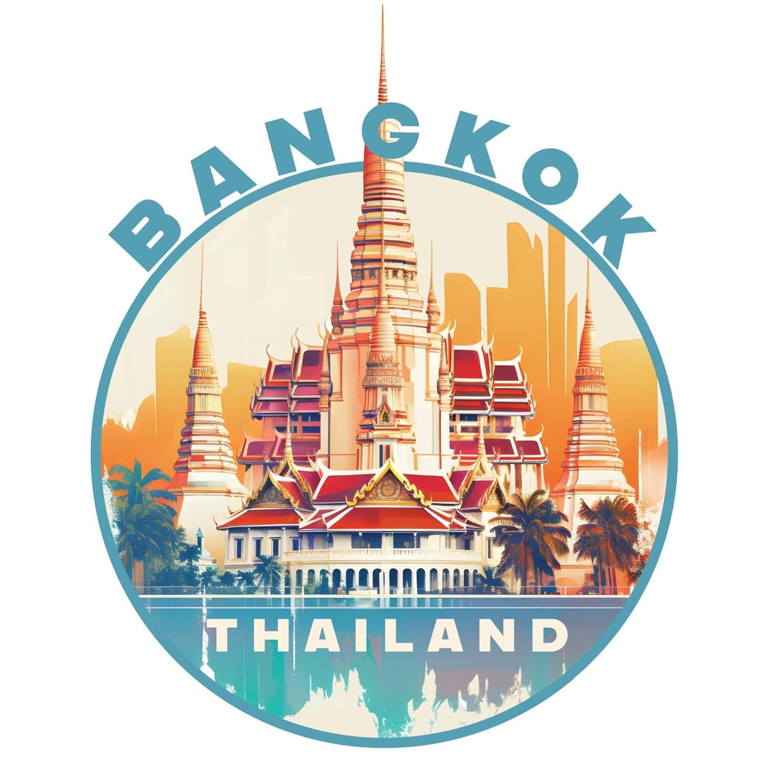 Bangkok Thailand C Souvenir Memories Durable Vinyl Decal Sticker Image 1