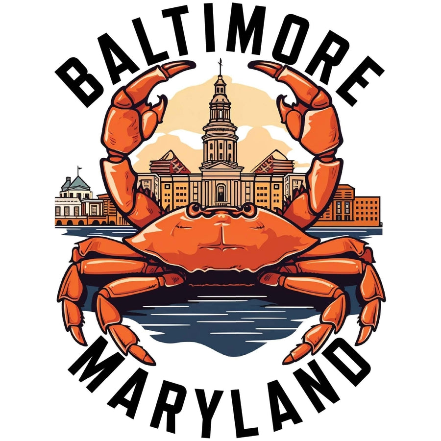 Baltimore Maryland D Souvenir Memories Durable Vinyl Decal Sticker Image 1