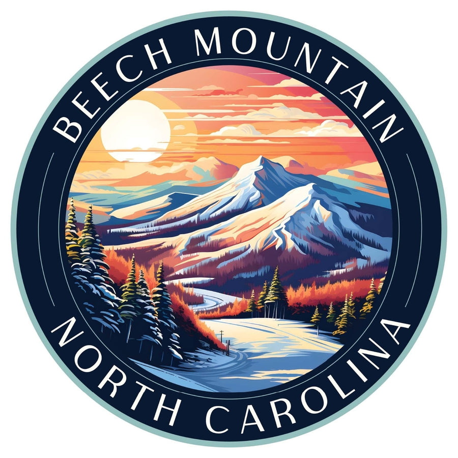 Beech Mountain North Carolina B Souvenir Memories Durable Vinyl Decal Sticker Image 1