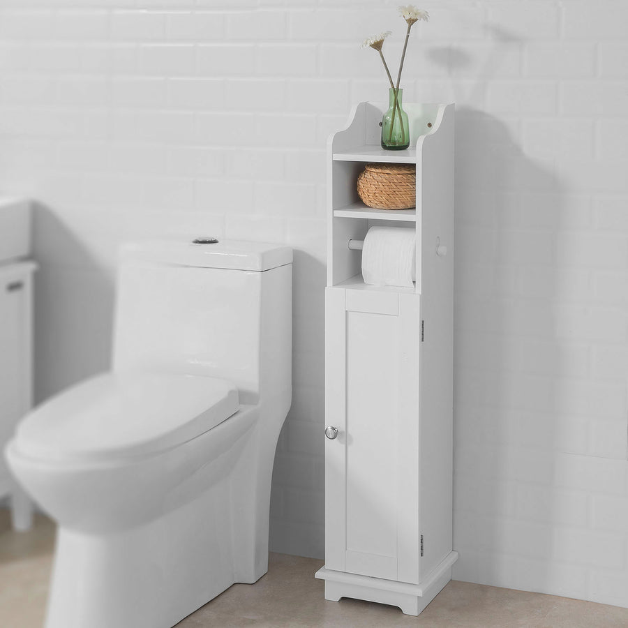 Haotian FRG177-W, Bathroom Toilet Paper Storage Cabinet Image 1