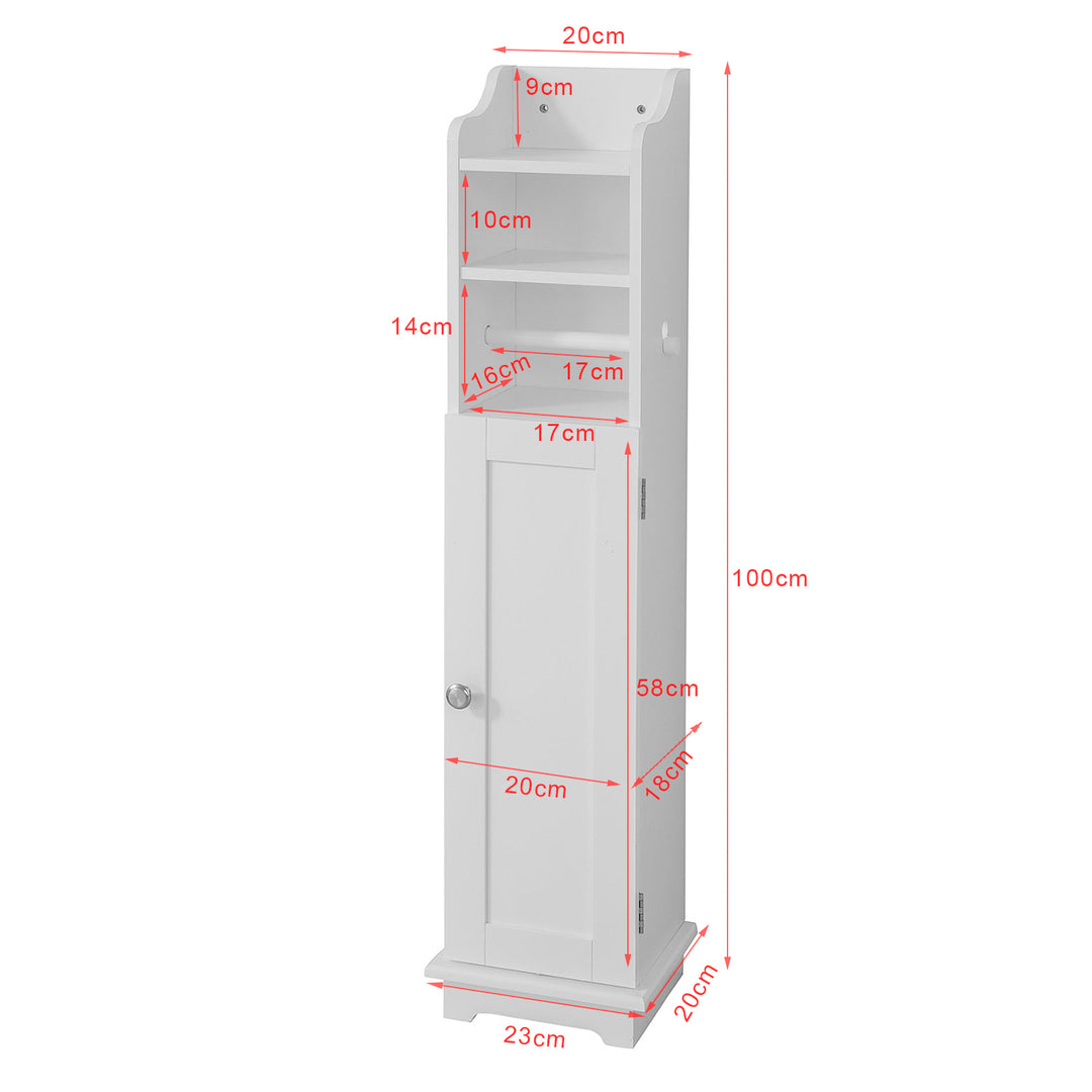 Haotian FRG177-W, Bathroom Toilet Paper Storage Cabinet Image 3