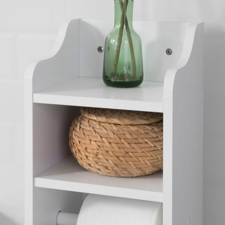 Haotian FRG177-W, Bathroom Toilet Paper Storage Cabinet Image 5