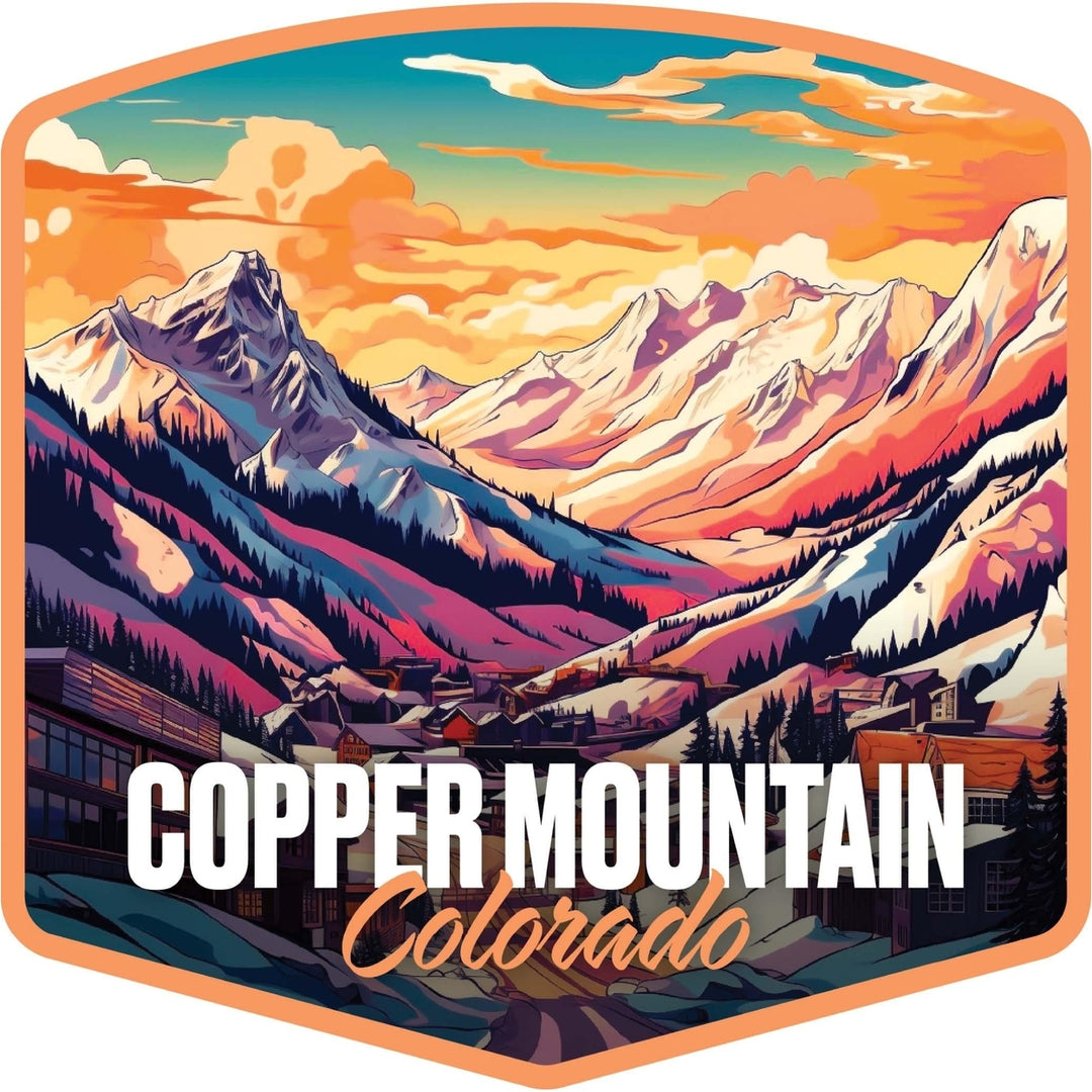 Copper Mountain A Souvenir Memories Durable Vinyl Decal Sticker Image 1