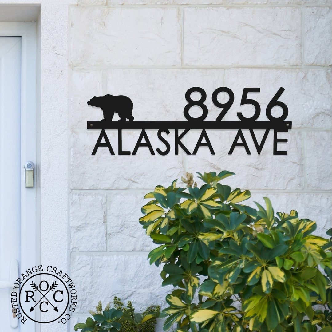 Modern Outdoor House Numbers - 9 Styles - Personalized Address Signs for House Image 10