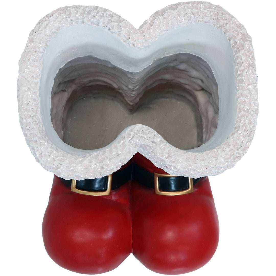 Sunnydaze Santa Boots Indoor and Outdoor Christmas Statue - 13 in Image 8