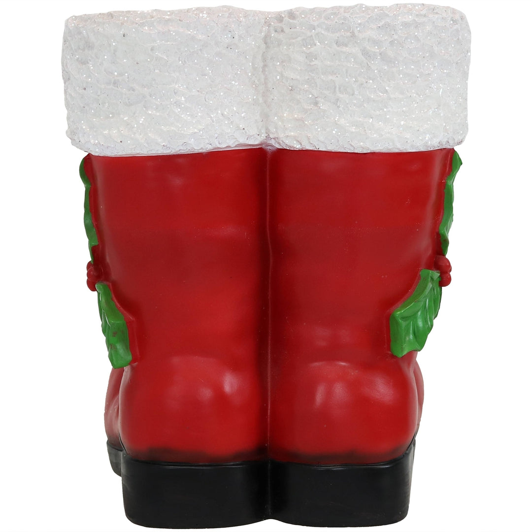 Sunnydaze Santa Boots Indoor and Outdoor Christmas Statue - 13 in Image 10