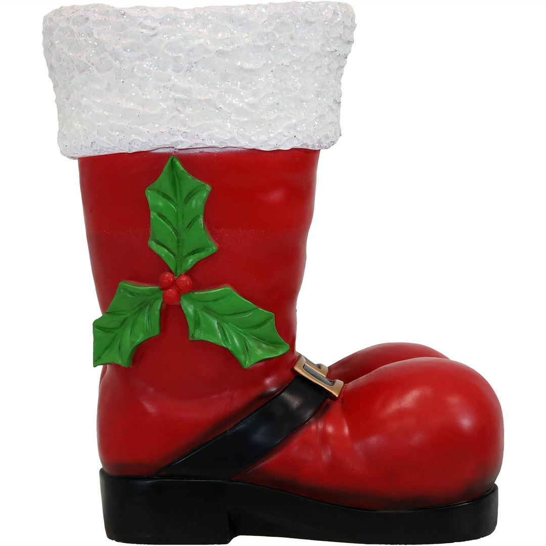 Sunnydaze Santa Boots Indoor and Outdoor Christmas Statue - 13 in Image 11