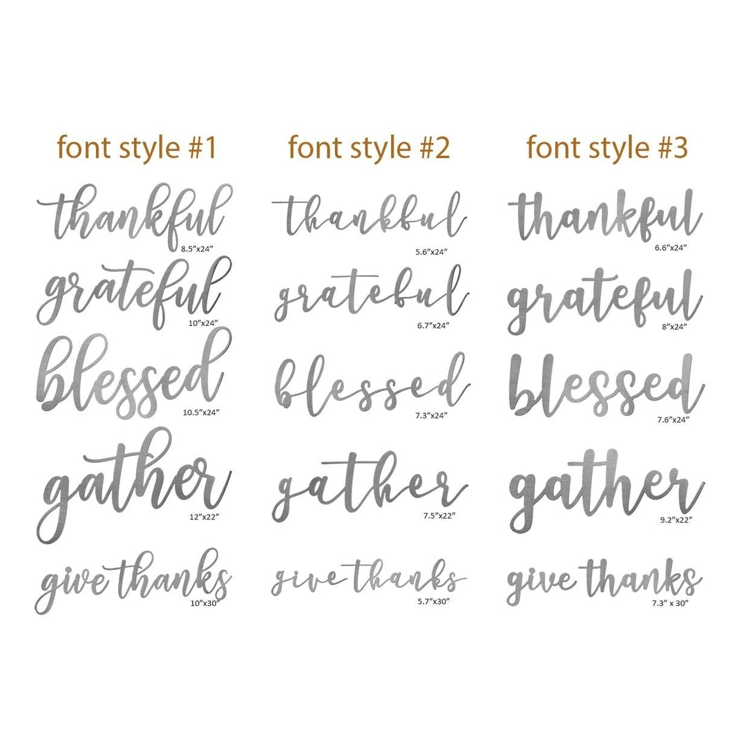Farmhouse Thanksgiving Wall Words - Home  for Bedroom Image 4