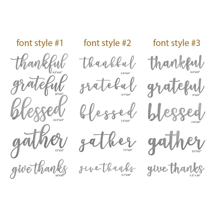 Farmhouse Thanksgiving Wall Words - Home  for Bedroom Image 4