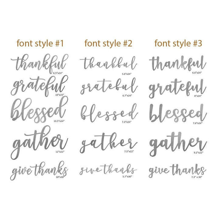 Farmhouse Thanksgiving Wall Words - Home  for Bedroom Image 1